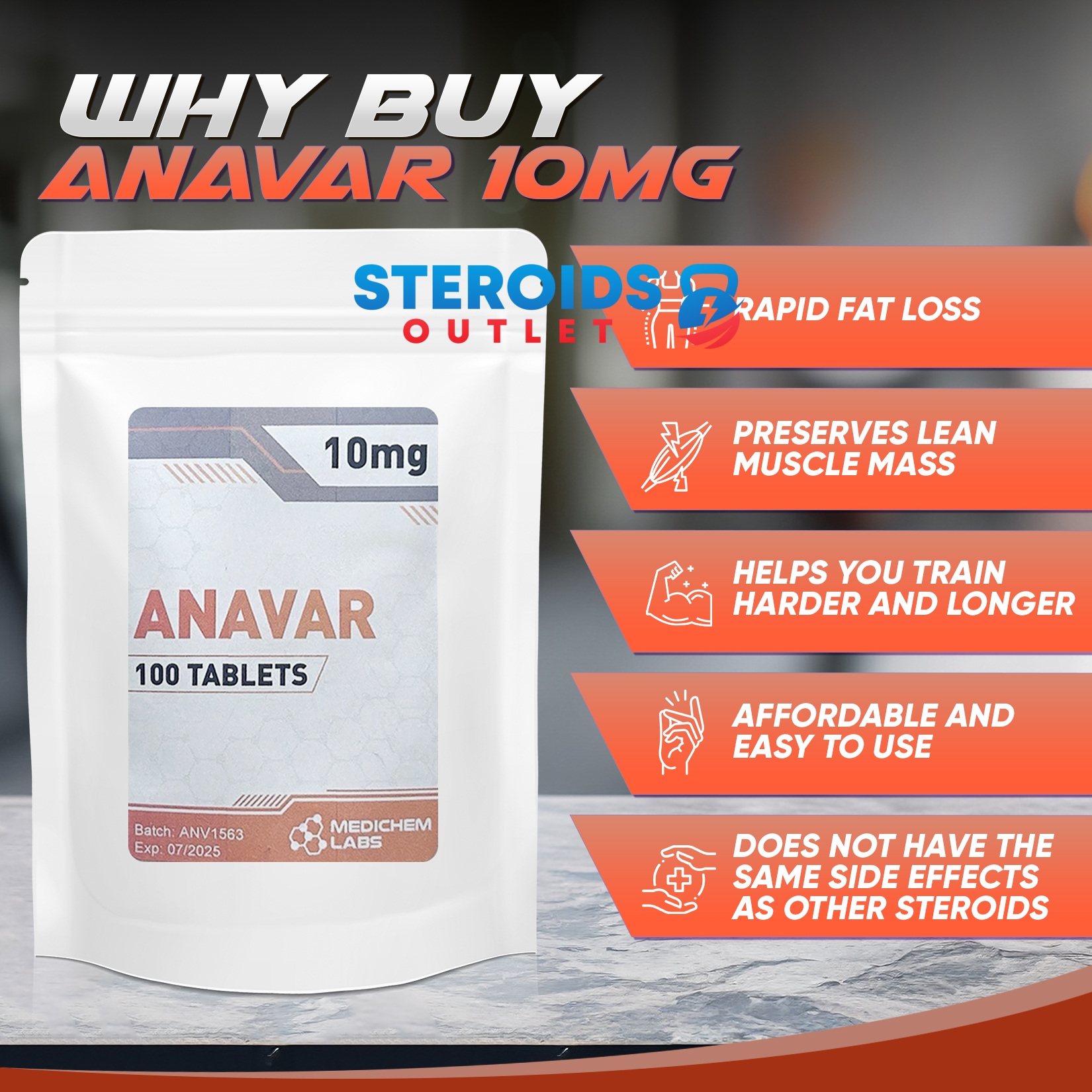 Buy Anavar 10mg - Oxandrolone Tablets 4 Anavar1