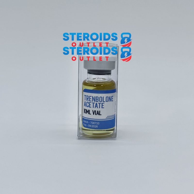 Trenbolone Acetate supplement bottle for muscle growth and performance.
